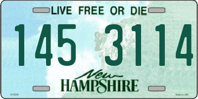 NH license plate 1453114