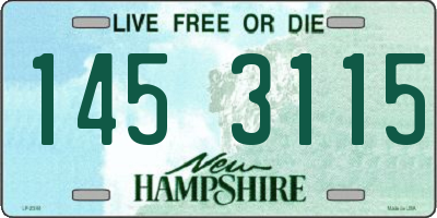NH license plate 1453115