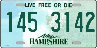 NH license plate 1453142