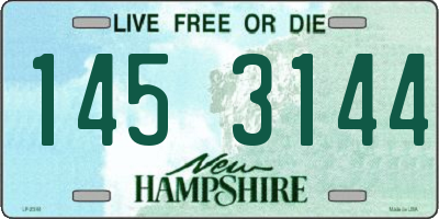 NH license plate 1453144