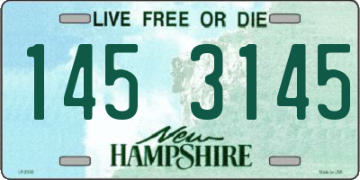 NH license plate 1453145