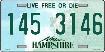 NH license plate 1453146