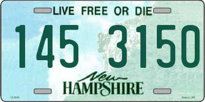 NH license plate 1453150