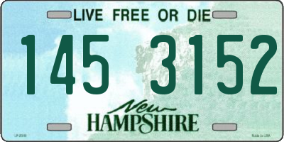 NH license plate 1453152