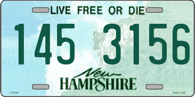 NH license plate 1453156