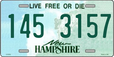 NH license plate 1453157