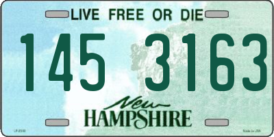 NH license plate 1453163