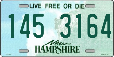 NH license plate 1453164