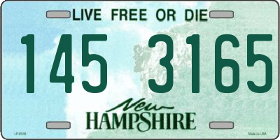 NH license plate 1453165