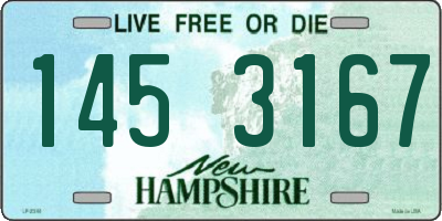 NH license plate 1453167