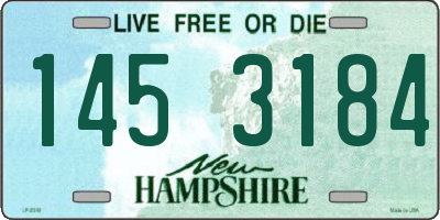 NH license plate 1453184