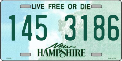 NH license plate 1453186
