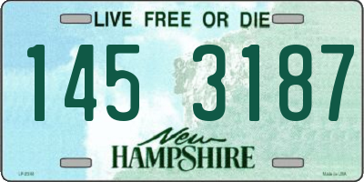 NH license plate 1453187