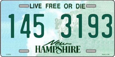 NH license plate 1453193