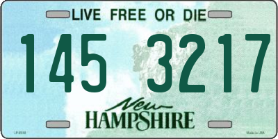 NH license plate 1453217
