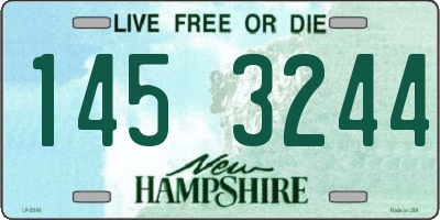 NH license plate 1453244