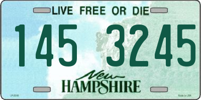 NH license plate 1453245