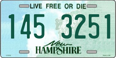 NH license plate 1453251