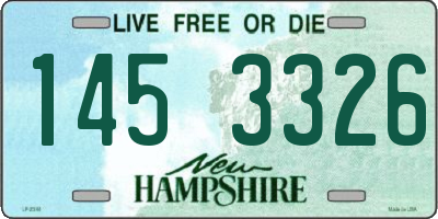 NH license plate 1453326