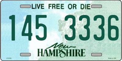 NH license plate 1453336