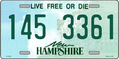 NH license plate 1453361