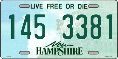 NH license plate 1453381