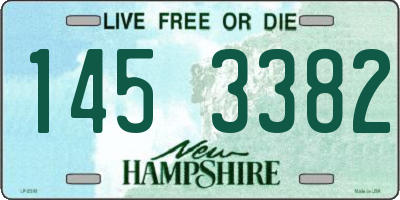 NH license plate 1453382