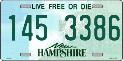 NH license plate 1453386