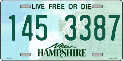 NH license plate 1453387