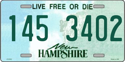 NH license plate 1453402