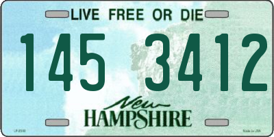 NH license plate 1453412