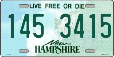 NH license plate 1453415