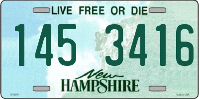 NH license plate 1453416