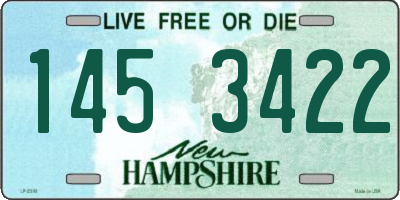 NH license plate 1453422
