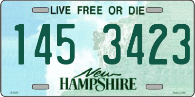 NH license plate 1453423