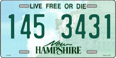 NH license plate 1453431