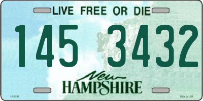NH license plate 1453432