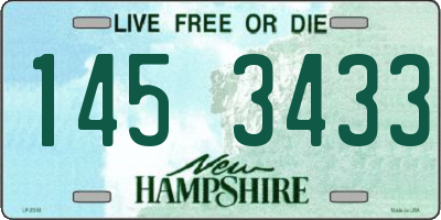 NH license plate 1453433
