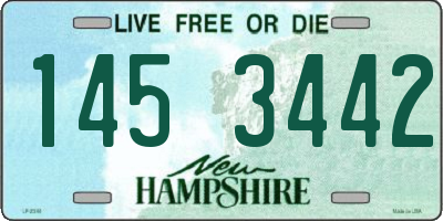 NH license plate 1453442