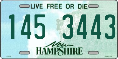 NH license plate 1453443