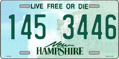 NH license plate 1453446