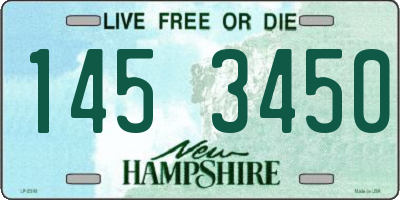 NH license plate 1453450