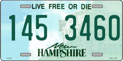 NH license plate 1453460