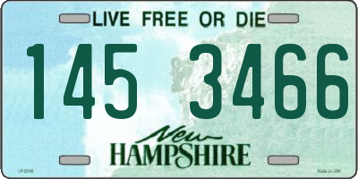 NH license plate 1453466