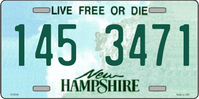 NH license plate 1453471