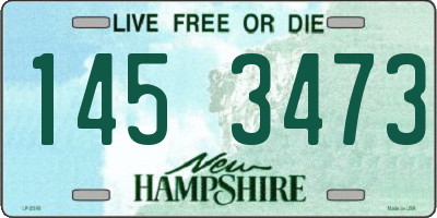 NH license plate 1453473