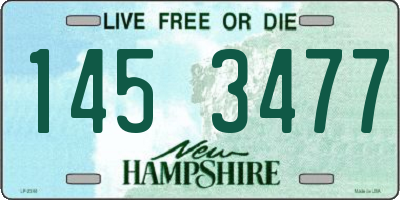 NH license plate 1453477