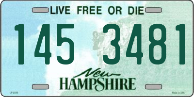 NH license plate 1453481