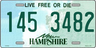 NH license plate 1453482