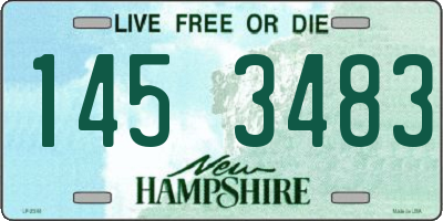 NH license plate 1453483